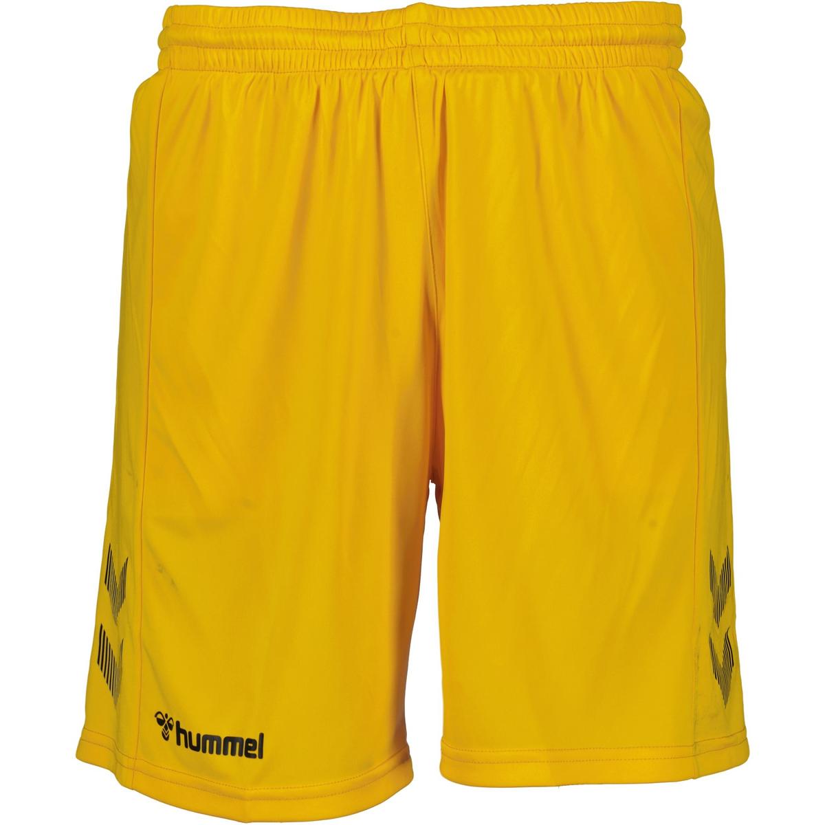 Sports Yellow - Front - Hummel Mens Core Polyester Shorts