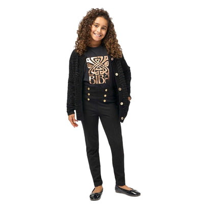 Black - Lifestyle - Biba Girls Ponte Leggings