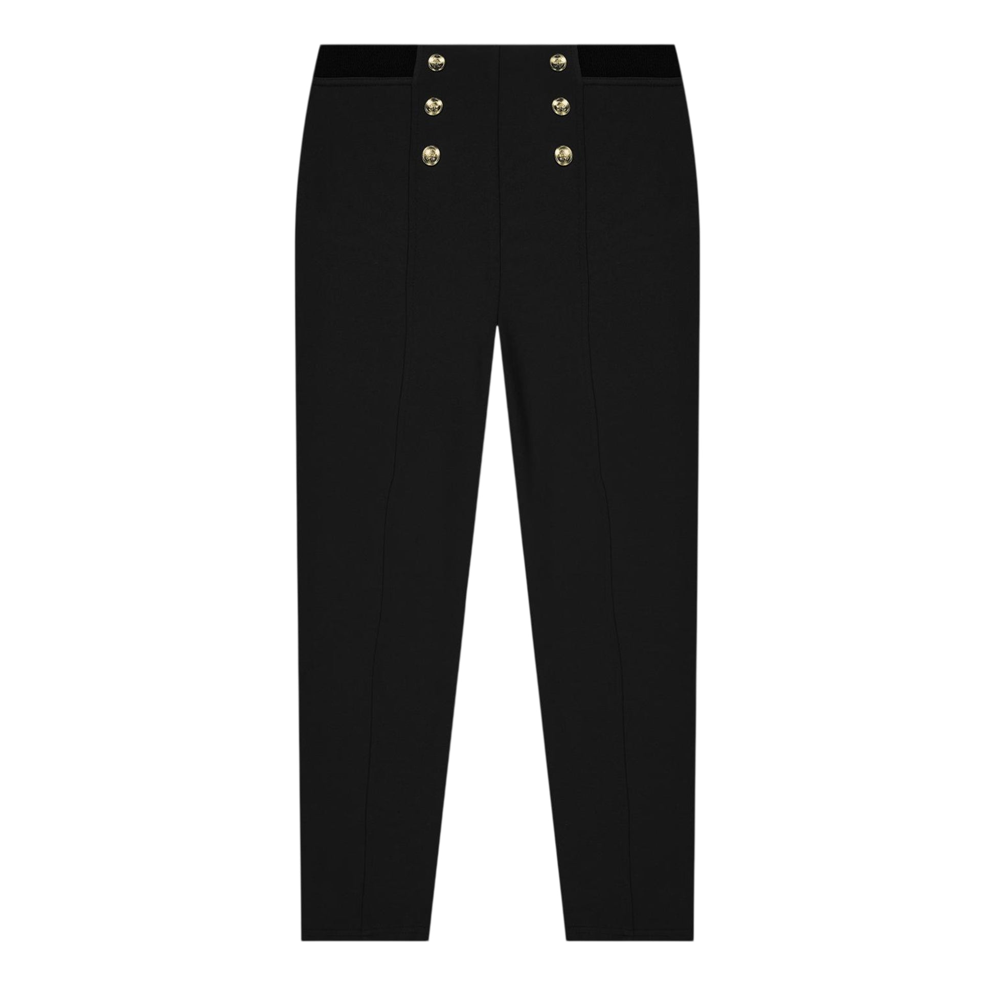 Black - Front - Biba Girls Ponte Leggings