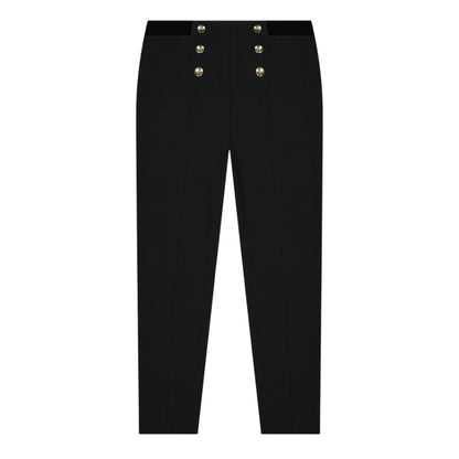 Black - Front - Biba Girls Ponte Leggings