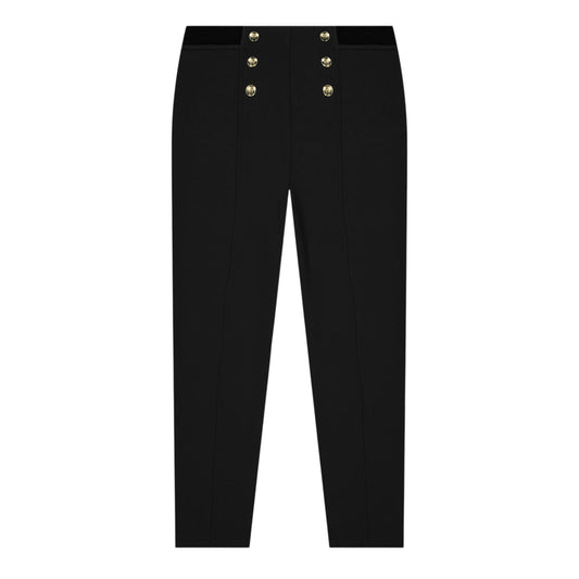 Black - Front - Biba Girls Ponte Leggings
