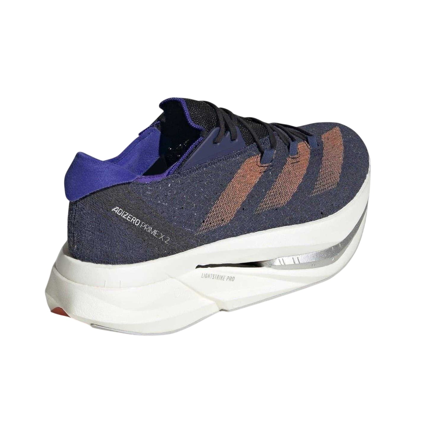 Dark Blue - Back - Adidas Womens-Ladies Adizero Prime S 3 Stripes Lace Up Trainers