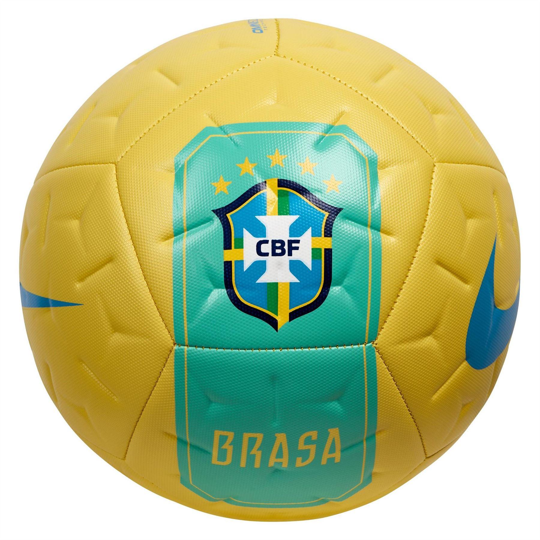 Canary Yellow-Teal - Front - Nike Brasil 2026-27 Football