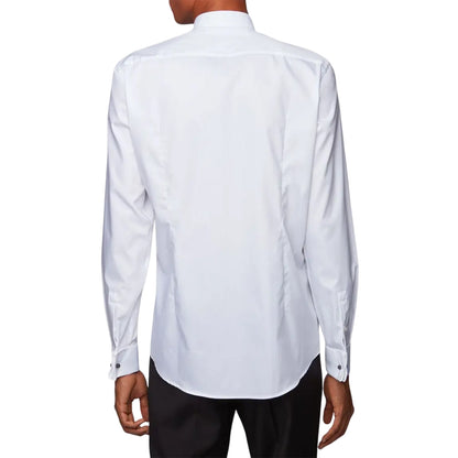 White - Back - Boss Mens Jillik Shirt