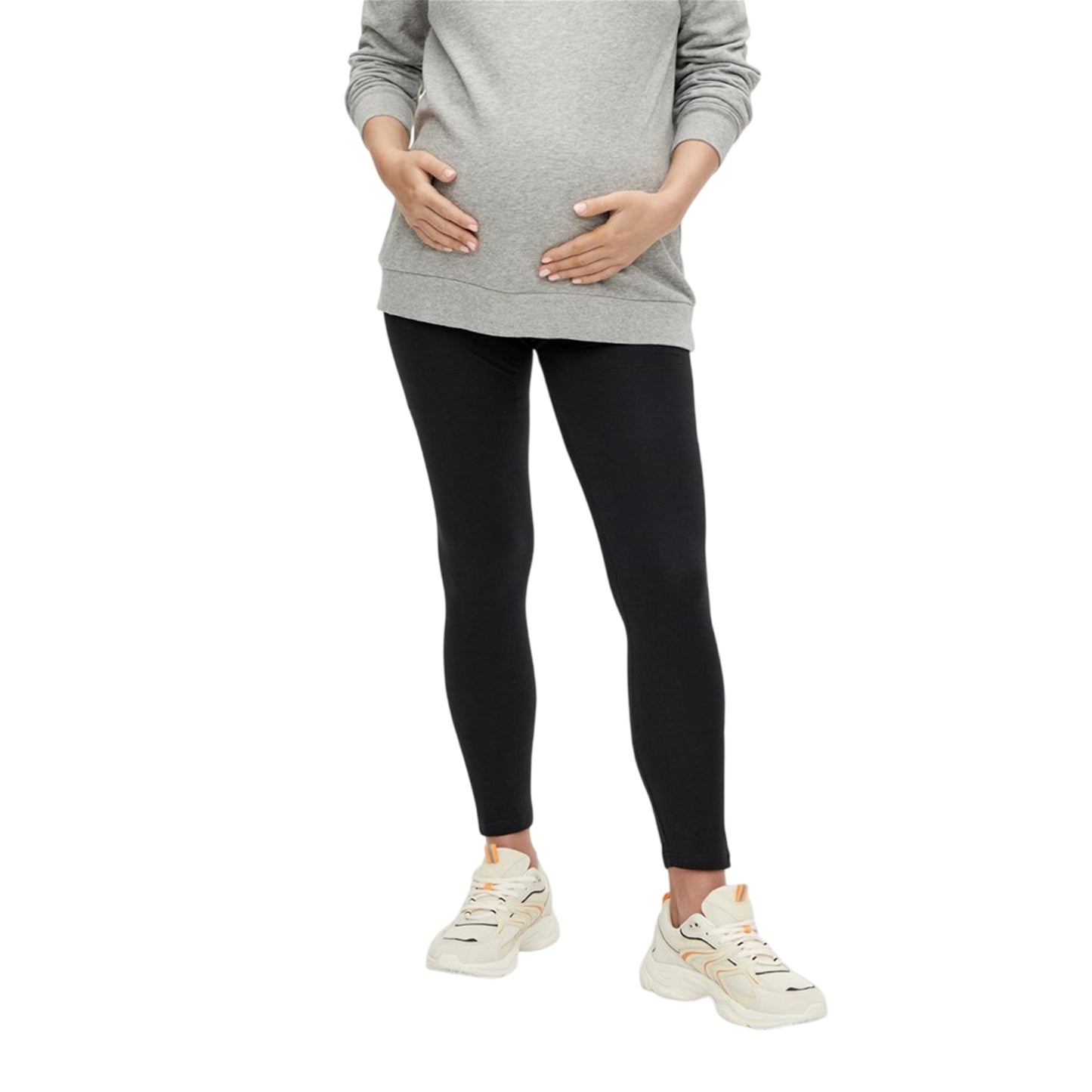 Black-Thyme - Back - Mamalicious Womens-Ladies Leggings (Pack of 2)