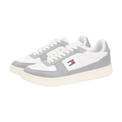 Granite-Ivory - Lifestyle - Tommy Jeans Mens Archive 98 Leather Low Cut Trainers