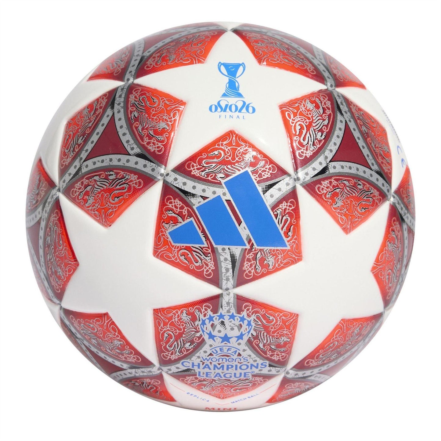 White-Red - Front - UEFA Champions League 2025-2026 Mini Football