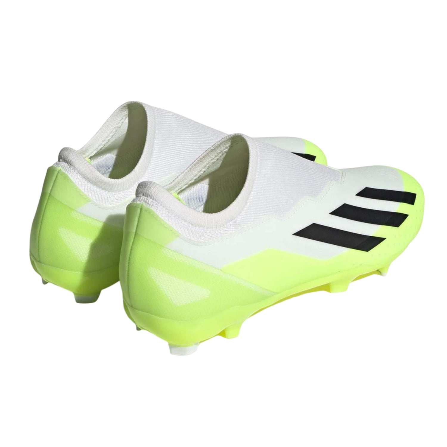 White-Black - Back - Adidas Mens X Crazyfast.3 Firm Ground Football Boots