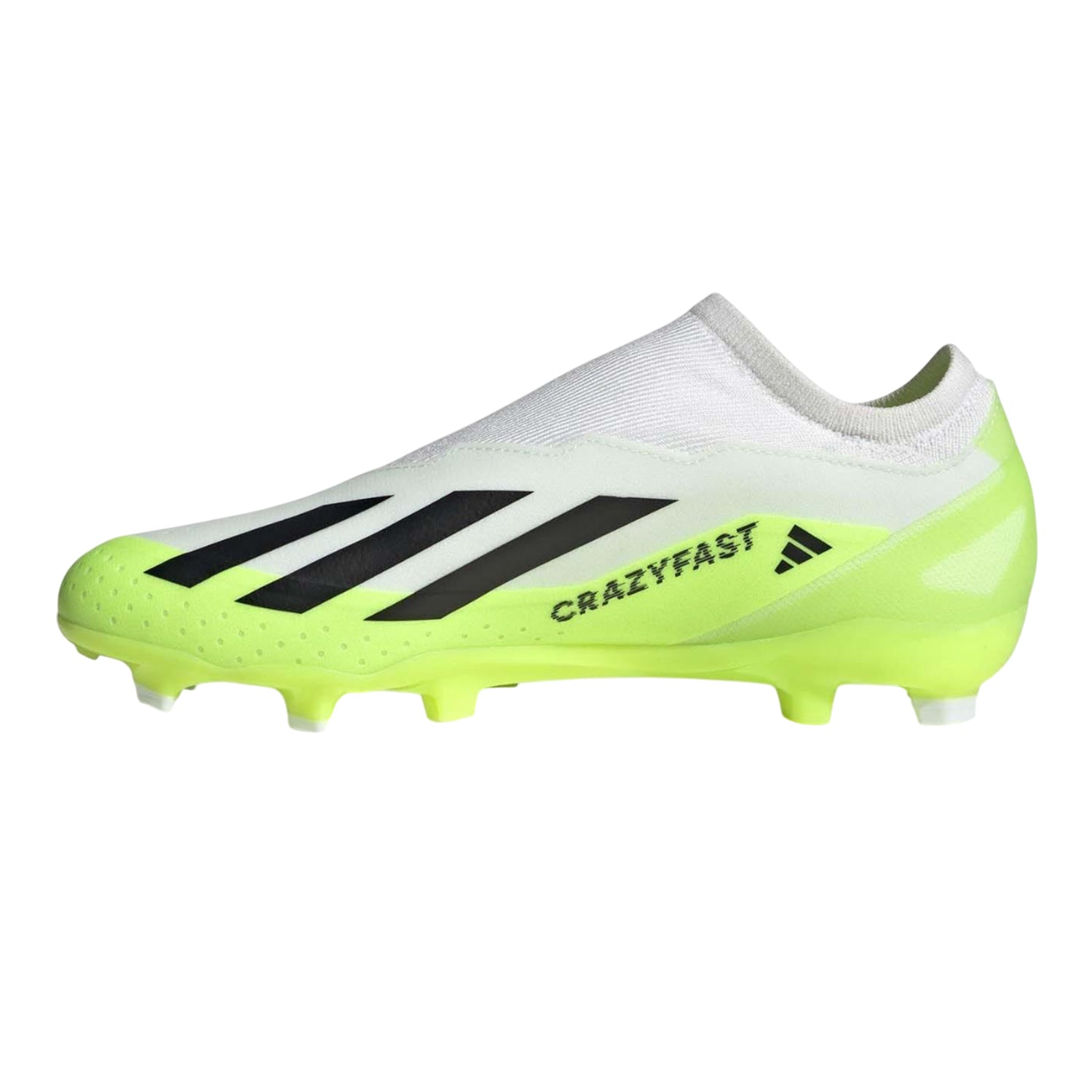 White-Black - Lifestyle - Adidas Mens X Crazyfast.3 Firm Ground Football Boots