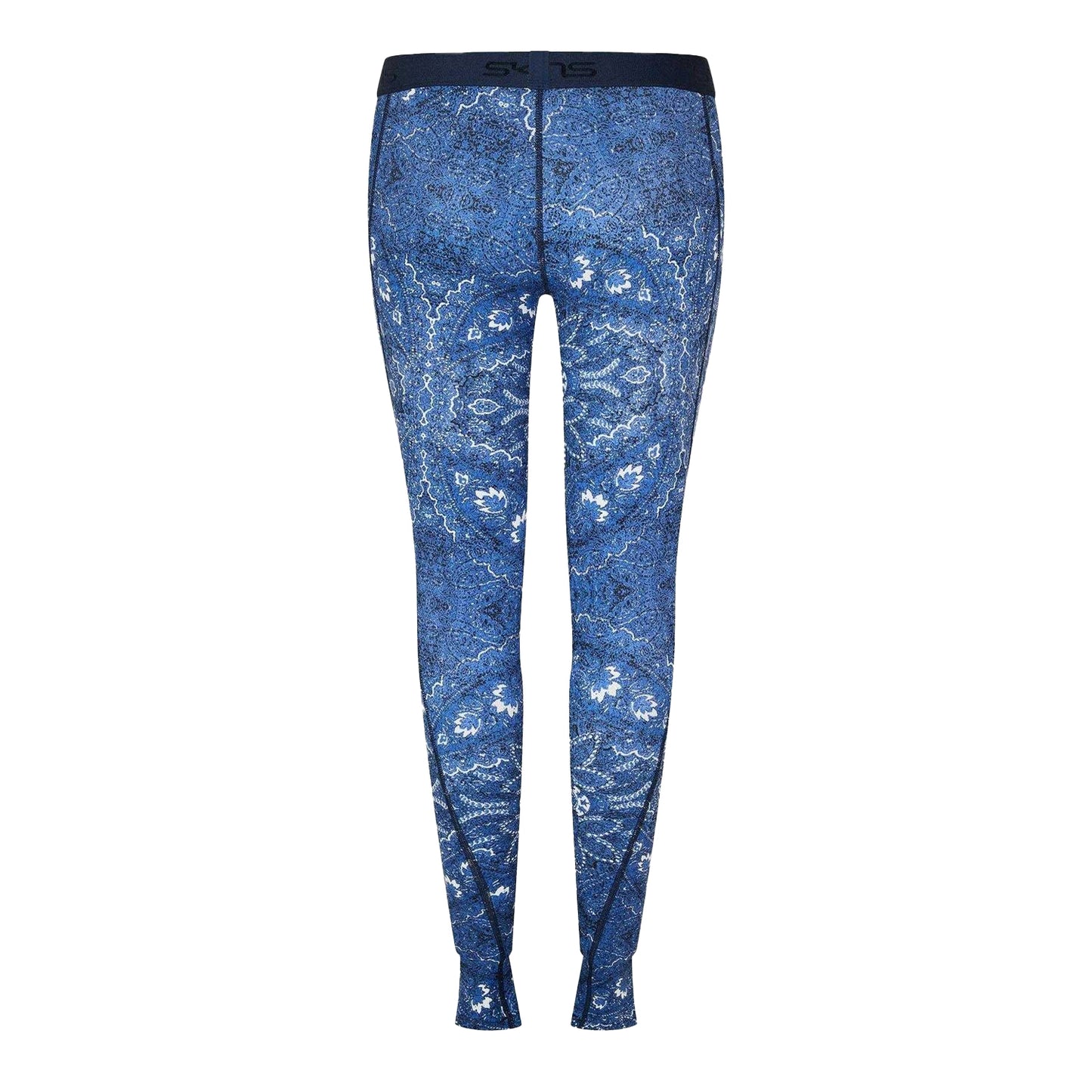 Blue - Back - Skins Womens-Ladies Sport Leggings