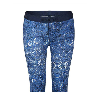 Blue - Side - Skins Womens-Ladies Sport Leggings