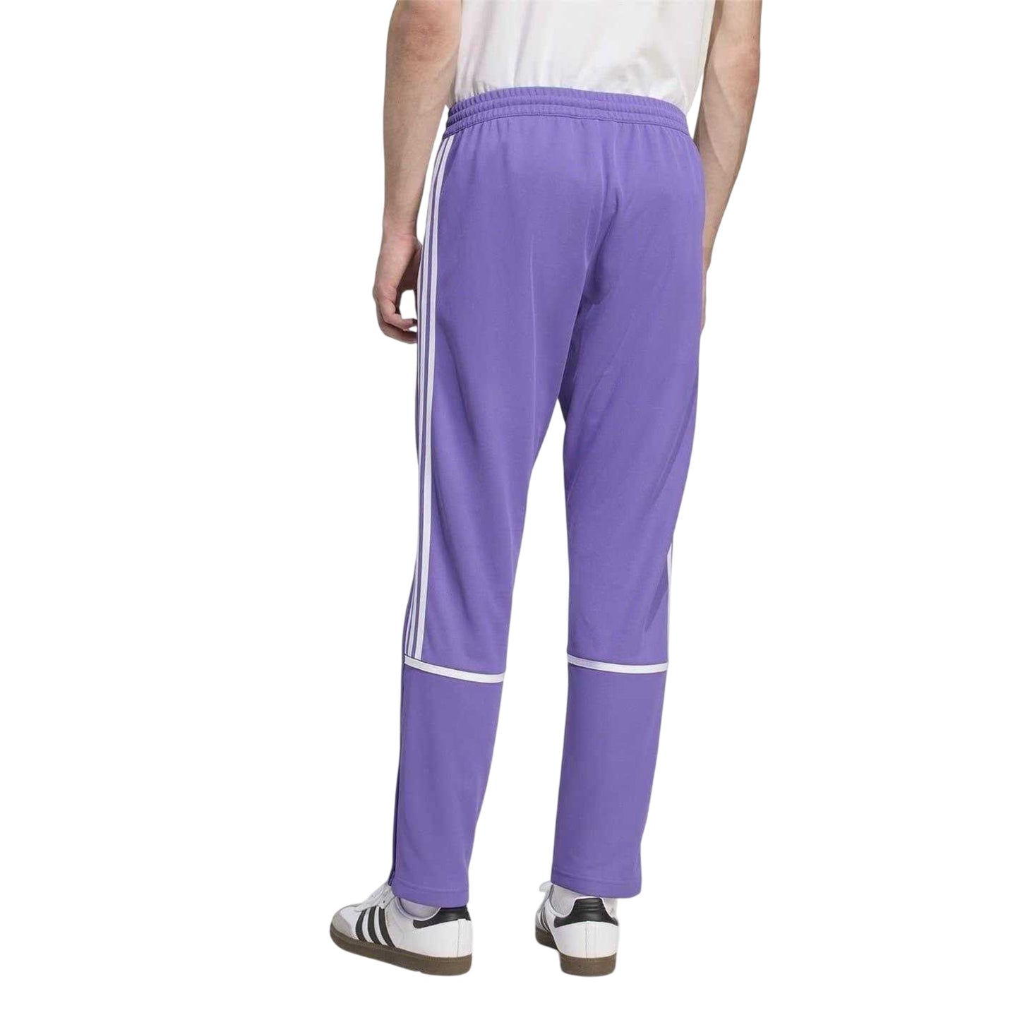 Purple - Back - Adidas Mens Real Madrid CF Tracksuit Bottoms