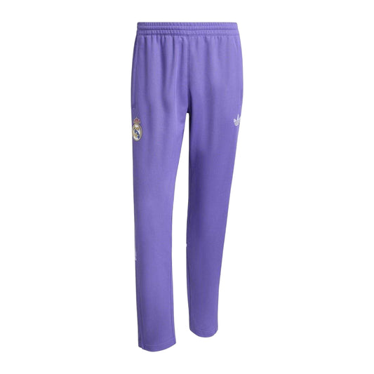 Purple - Front - Adidas Mens Real Madrid CF Tracksuit Bottoms
