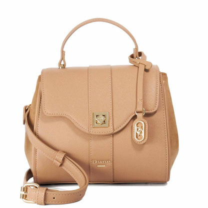 Camel - Front - Dune London Dassios Handbag