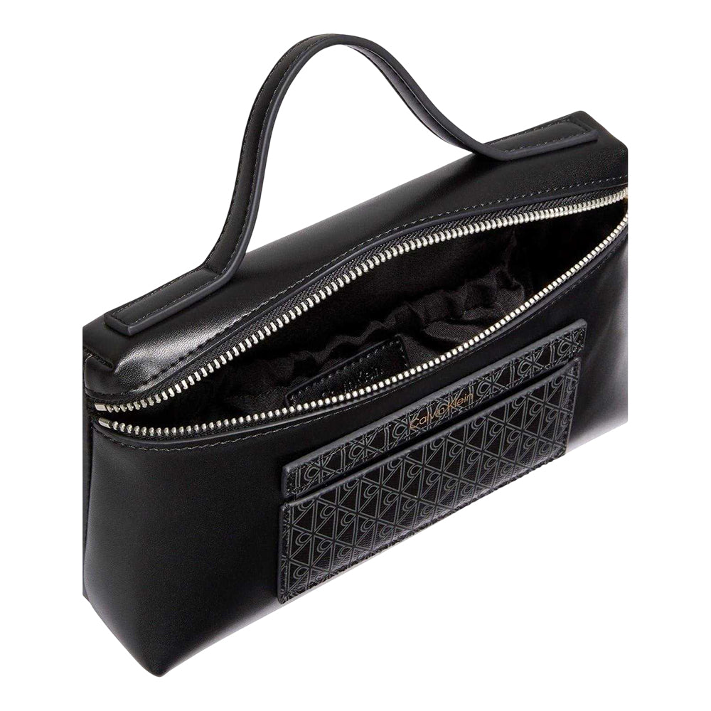 Black Melange - Side - Calvin Klein Wash Bag