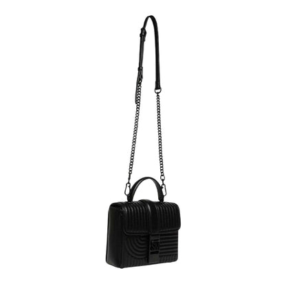 Black - Side - Steve Madden Bkhy Quilted Handbag