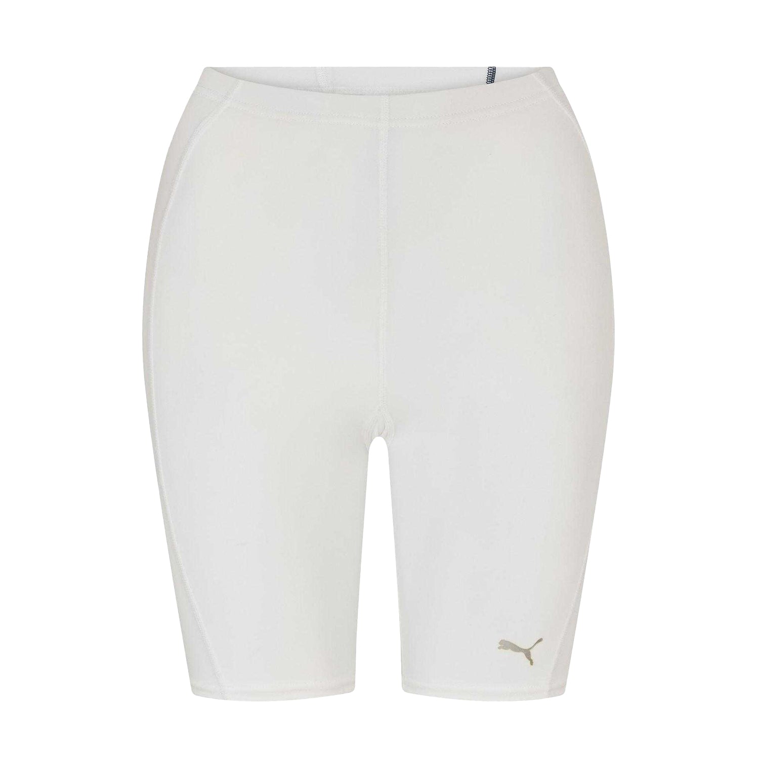White - Front - Puma Womens-Ladies Liga Training Cycling Shorts