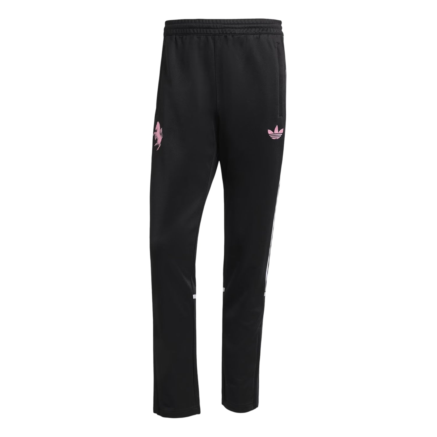 Black - Front - Adidas Mens 25-26 Juventus FC Tracksuit Bottoms