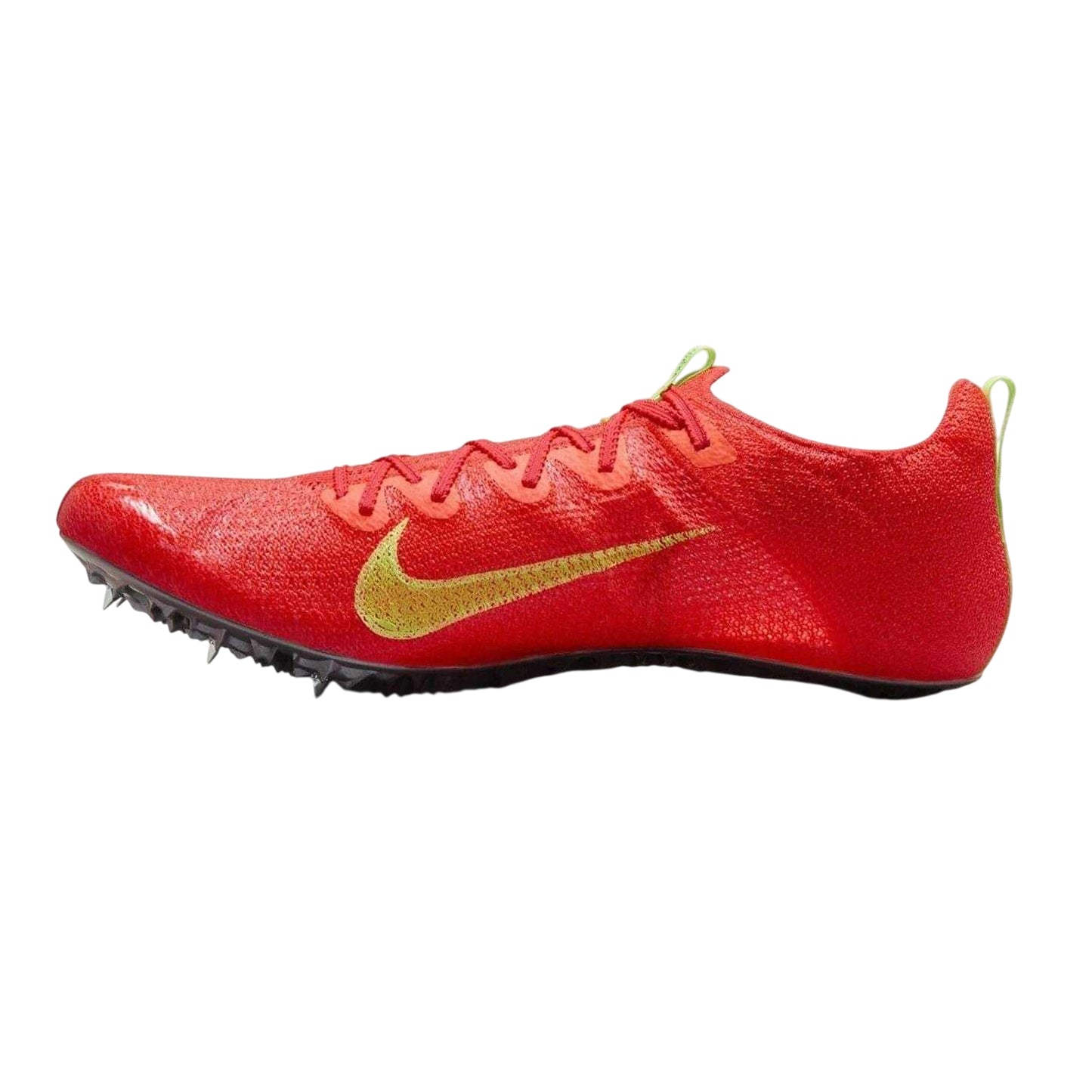 Bright Crimson - Back - Nike Mens Zoom Superfly Elite 2 Round Toe Athletic Shoe Spikes