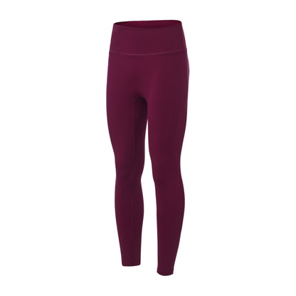 Plum - Side - Slazenger Womens-Ladies Base Layer Leggings