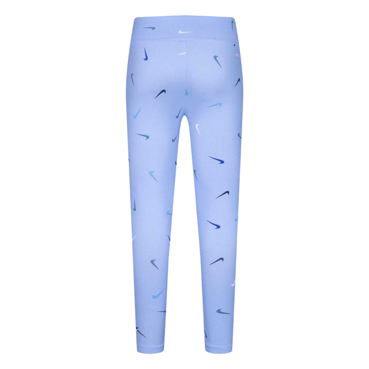 Bliss Blue - Back - Nike Childrens-Kids Merino Elasticated Waist Fitted Leggings