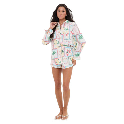 Cream - Lifestyle - I Saw It First Womens-Ladies Crepe Long-Sleeved Shirt