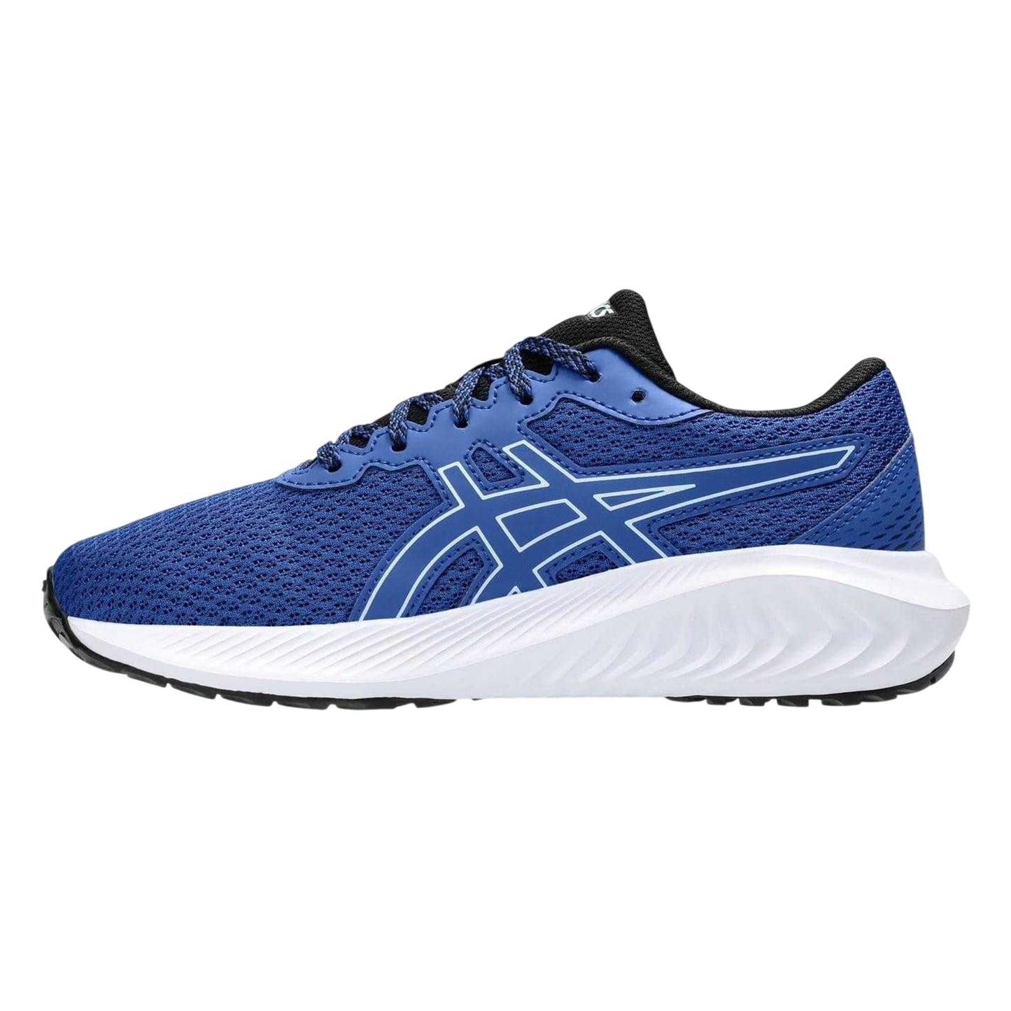 Blue-Grey - Back - Asics Childrens-Kids Gel Excite 10 Shoes