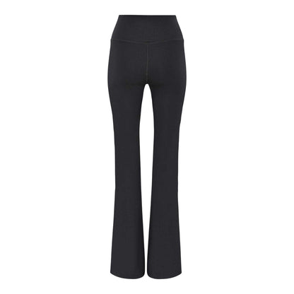 Black - Back - Girlfriend Collective Womens-Ladies Fitted And Flared Leggings