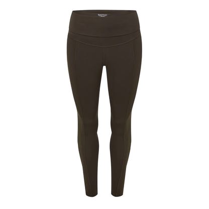 Brown - Back - Reebok Womens-Ladies Maternity Leggings