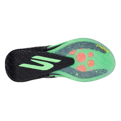 Green-White - Lifestyle - Skechers Mens Mesh Basketball Shoes