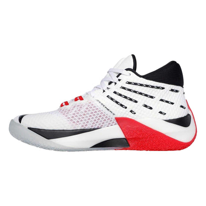 White-Black - Back - Skechers Mens Mesh Basketball Shoes