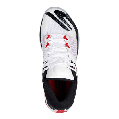 White-Black - Side - Skechers Mens Mesh Basketball Shoes