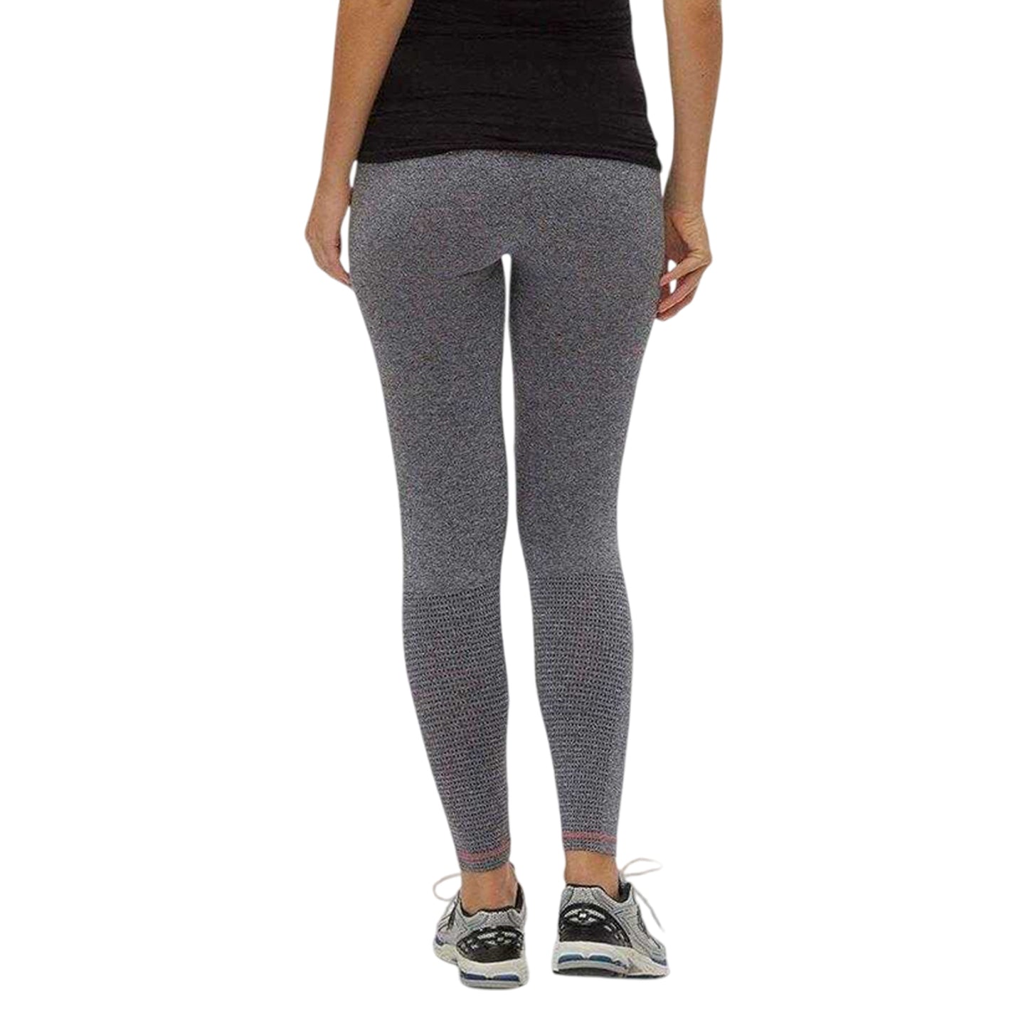 Medium Grey Melange - Back - Mamalicious Womens-Ladies Active Leggings