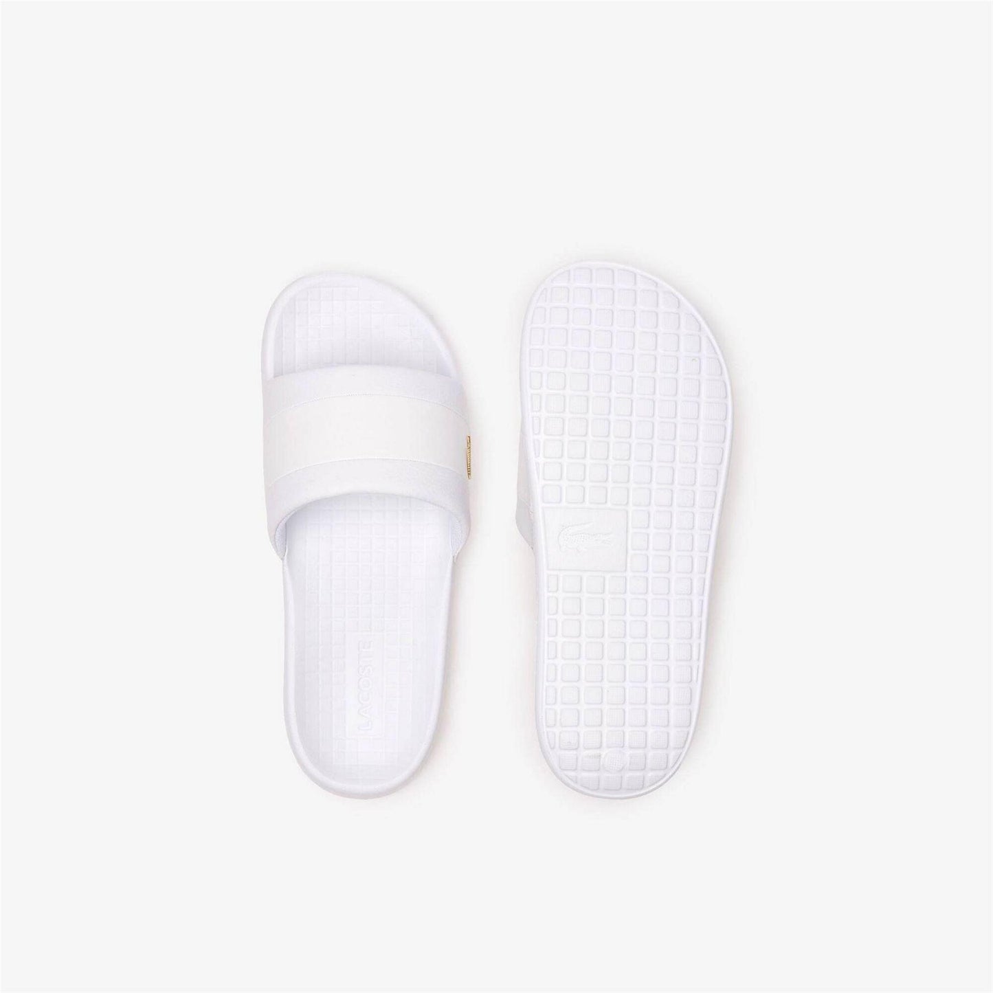 White - Lifestyle - Lacoste Mens Pool Slides