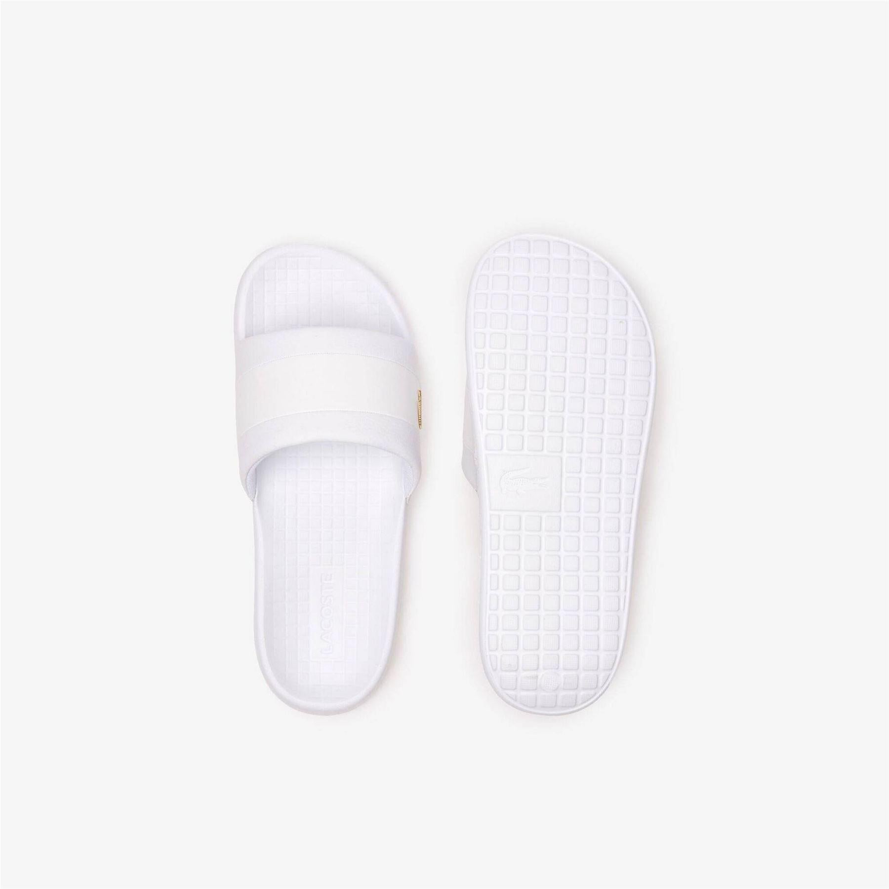White - Lifestyle - Lacoste Mens Pool Slides