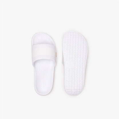 White - Lifestyle - Lacoste Mens Pool Slides
