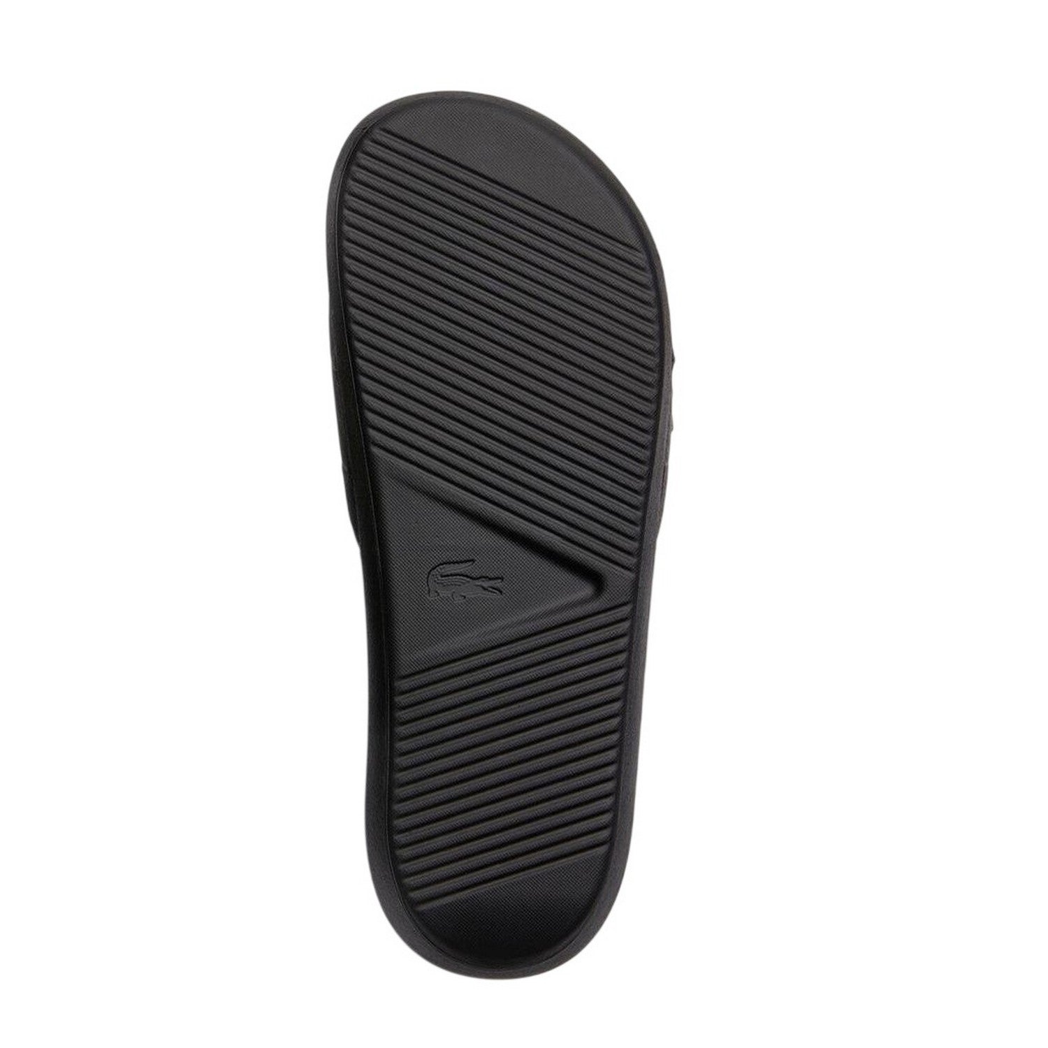 Black - Pack Shot - Lacoste Mens Pool Slides