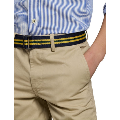 Pale Khaki - Side - Ralph Lauren Boys Plain Straight Chinos
