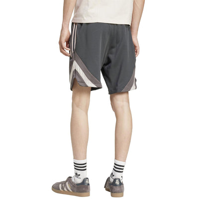 Dark Grey - Back - Adidas Mens Real Madrid CF Shorts