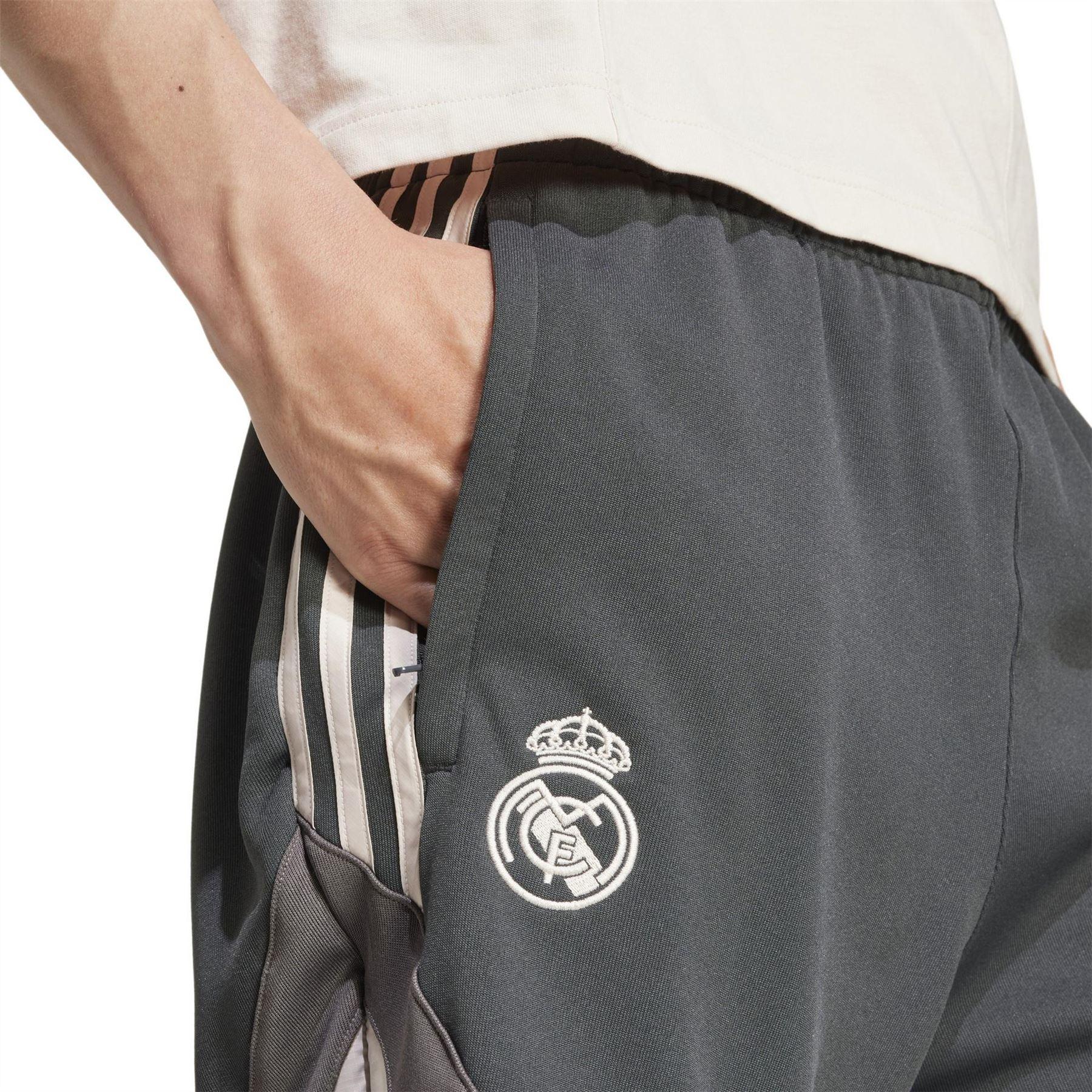 Dark Grey - Side - Adidas Mens Real Madrid CF Shorts