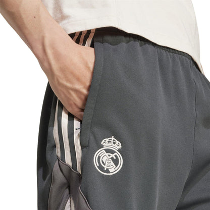 Dark Grey - Side - Adidas Mens Real Madrid CF Shorts