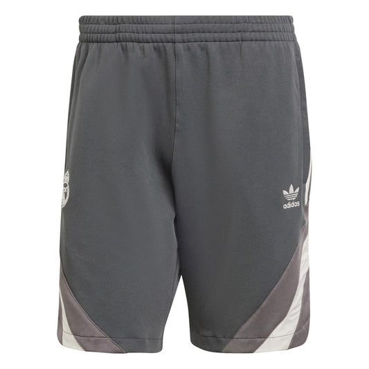 Dark Grey - Front - Adidas Mens Real Madrid CF Shorts