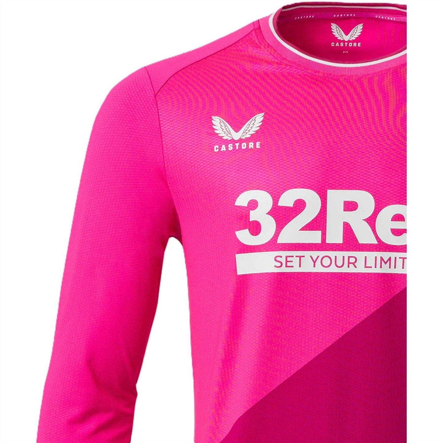 Pink - Side - Castore Mens Rangers FC Replica Goalkeeper Jersey
