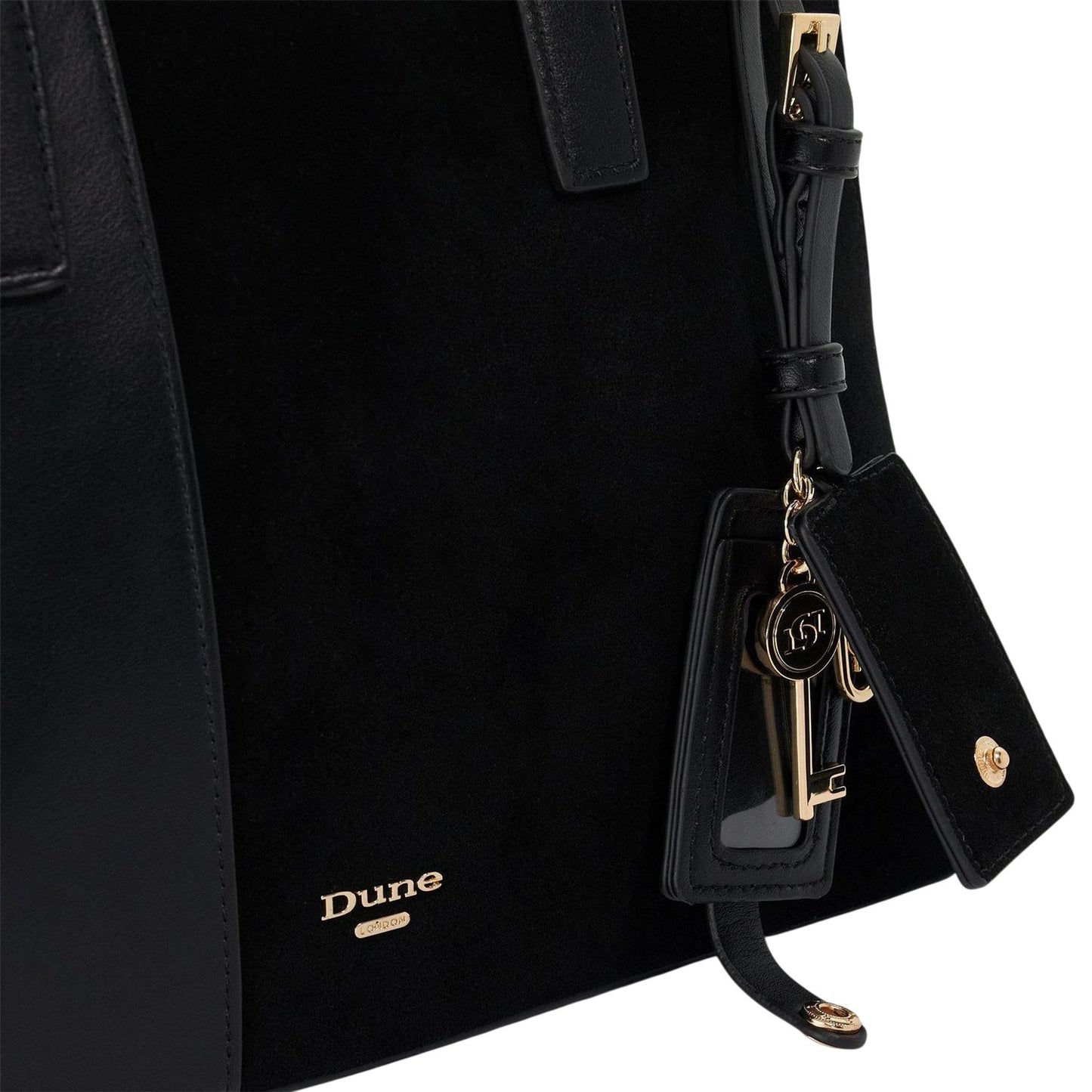 Black - Pack Shot - Dune London Lo Dandelions Handbag