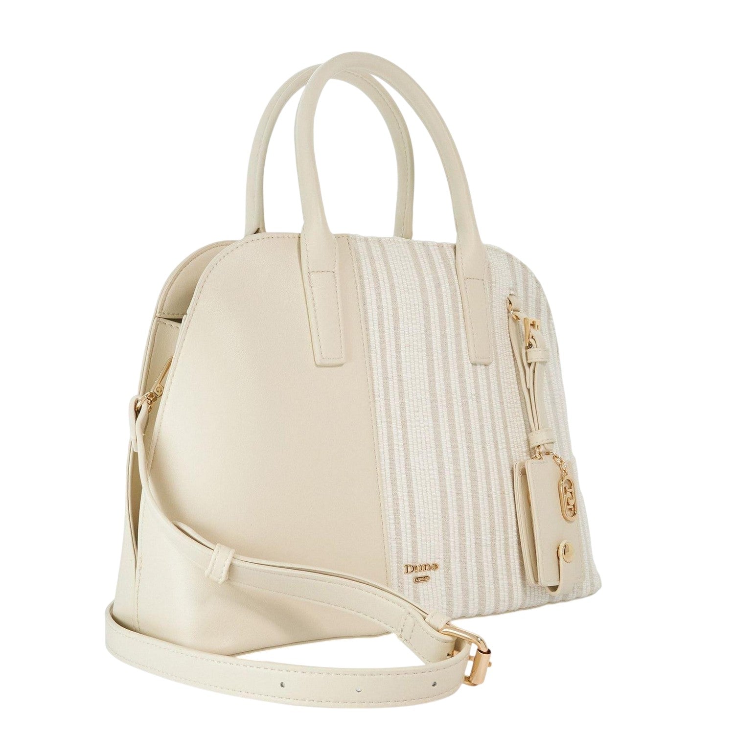 Ecru - Side - Dune London Lo Dandelions Handbag
