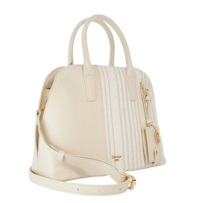 Ecru - Side - Dune London Lo Dandelions Handbag