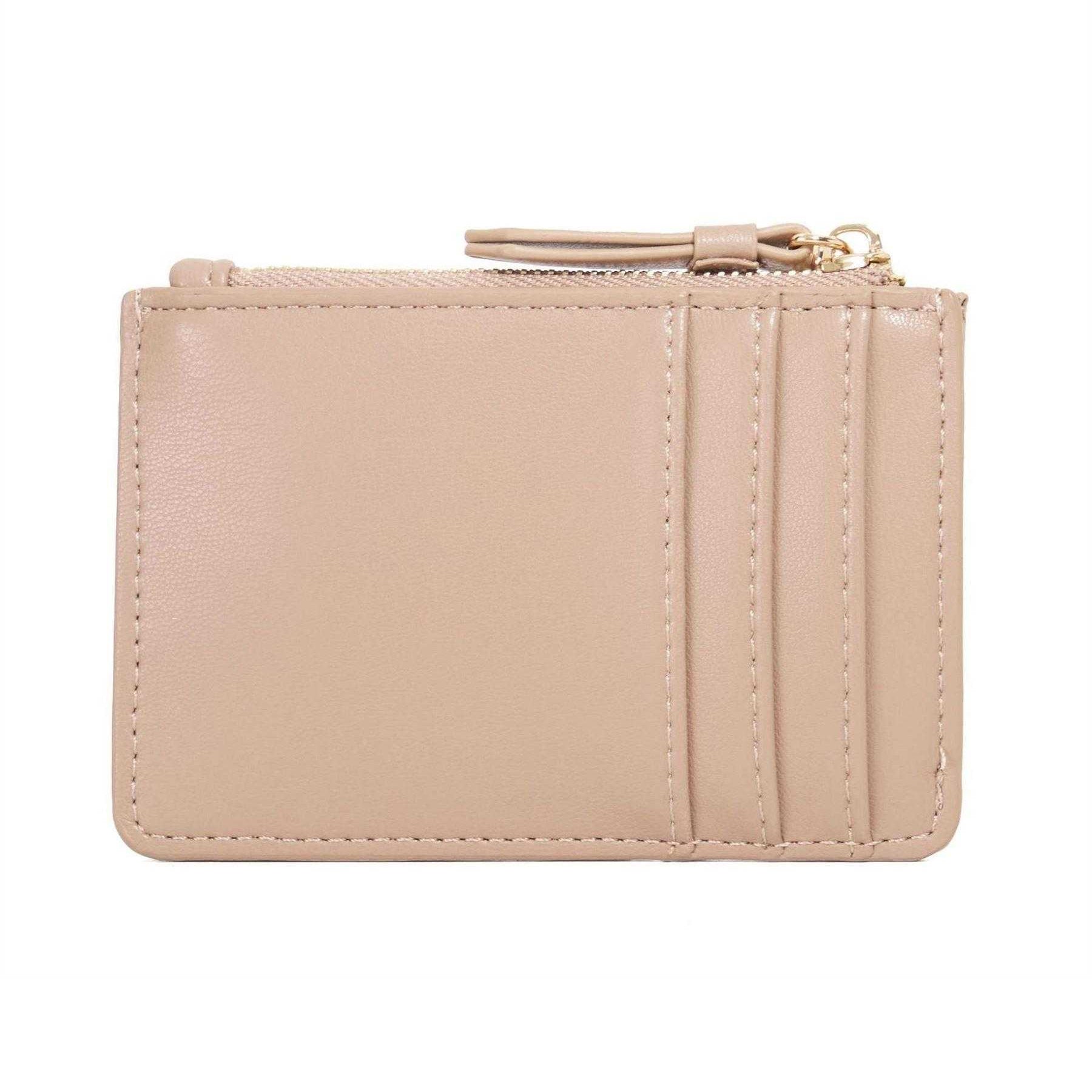 Taupe - Back - Dune London Keave Leather Purse