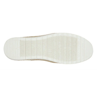 Off White - Pack Shot - Skechers Womens-Ladies Bobs Crochet Flex Sole Espadrilles