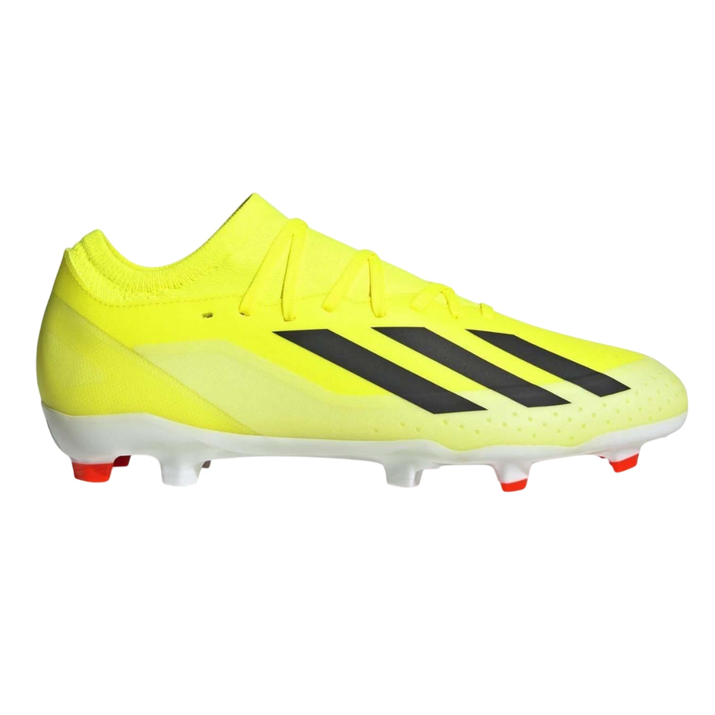 Yellow - Side - Adidas Mens X Crazyfast League Firm Ground Football Boots