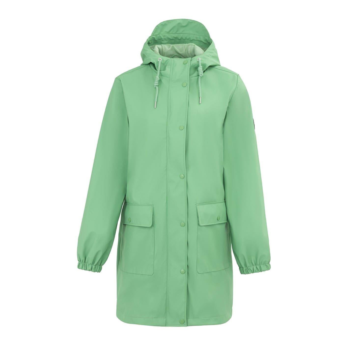 Moss Green - Front - Gelert Childrens-Kids Coast PU Raincoat